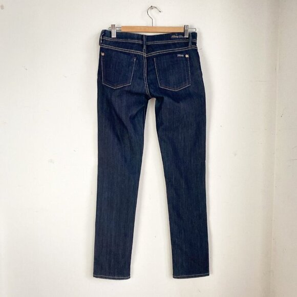 Fidelity Denim Dark Wash  Viper Rinse Low Rise Skinny Jeans 27 - Picture 5 of 7